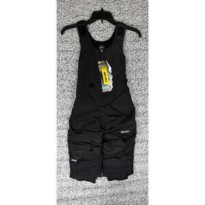 Ski-Doo Kids X-Team Highpants Bib Snow Pants Black Size 4 Insulated NWT
